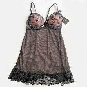 NWT Rene Rofe Babydoll Lingerie